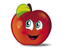 Mascotte Petite Pomme